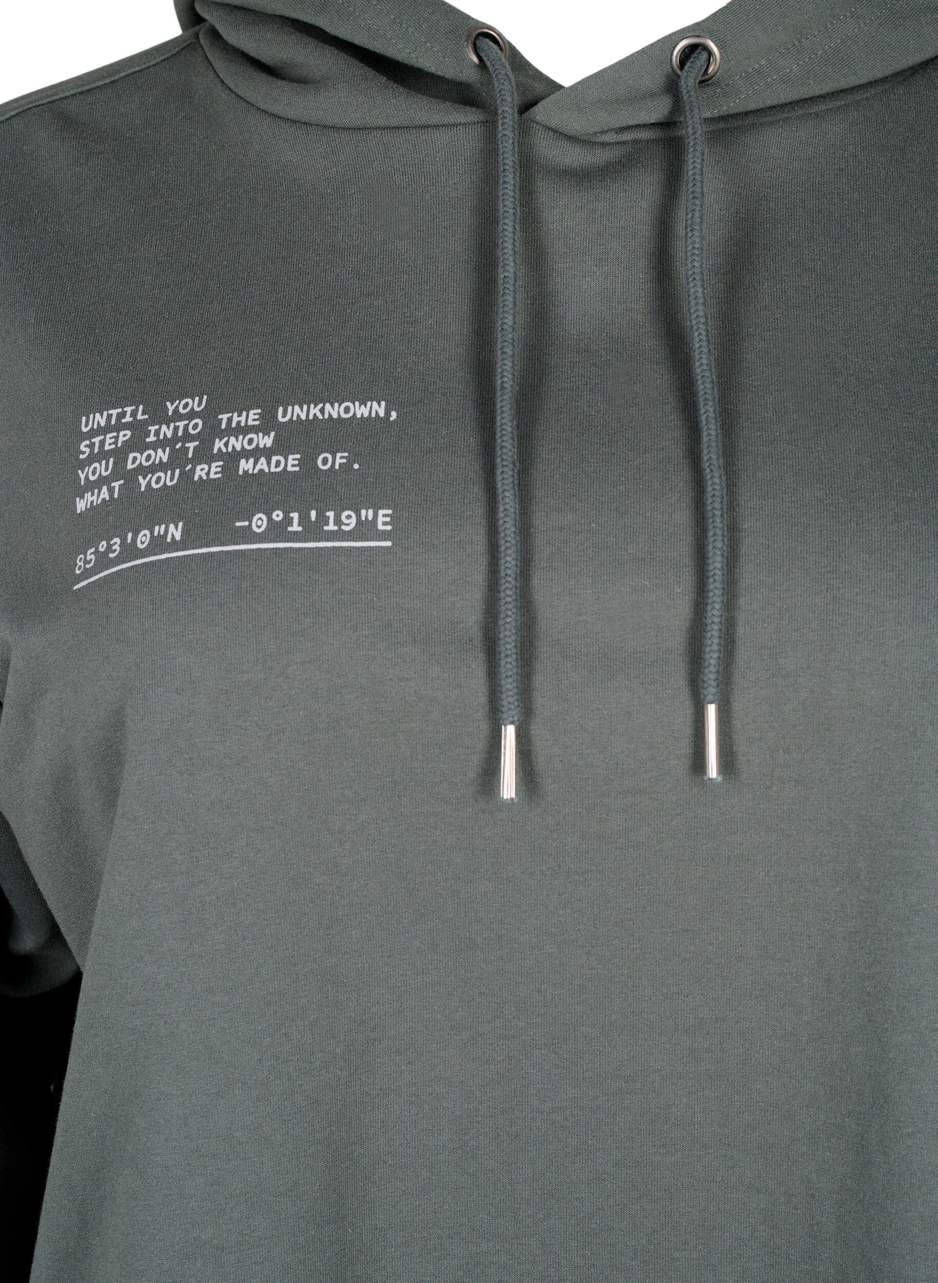 Zizzifashion Hoodie with text print, Urban Chic, Packshot image number 2