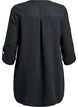 Cotton muslin tunic with broderie anglaise, Black, Packshot image number 1
