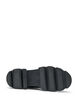 Chelsea boot with a chunky sole and ribbed panels, Black, Packshot image number 5