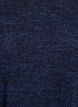 Long-sleeved blouse with texture, Blue, Packshot image number 2