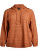 Knitted hoodie, Orange, Packshot image number 0