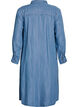 Midi shirt dress in soft lyocell denim, Light Blue, Packshot image number 1
