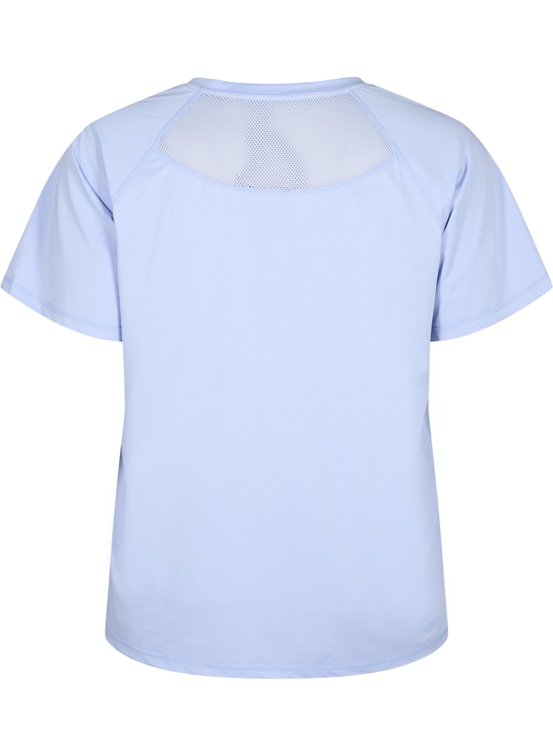 Zizzifashion Training T-shirt with mesh back, Zen Blue, Packshot image number 1