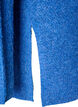 Knitted jumper with a diagonal pattern and raglan sleeves, Blue, Packshot image number 3
