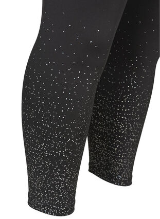 Cropped workout leggings, Black, Packshot image number 3