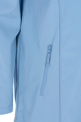 Softshell jacket, Blue Shadow, Packshot image number 3