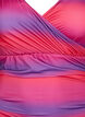 Printed swimsuit with soft padding, Pink Comb, Packshot image number 2