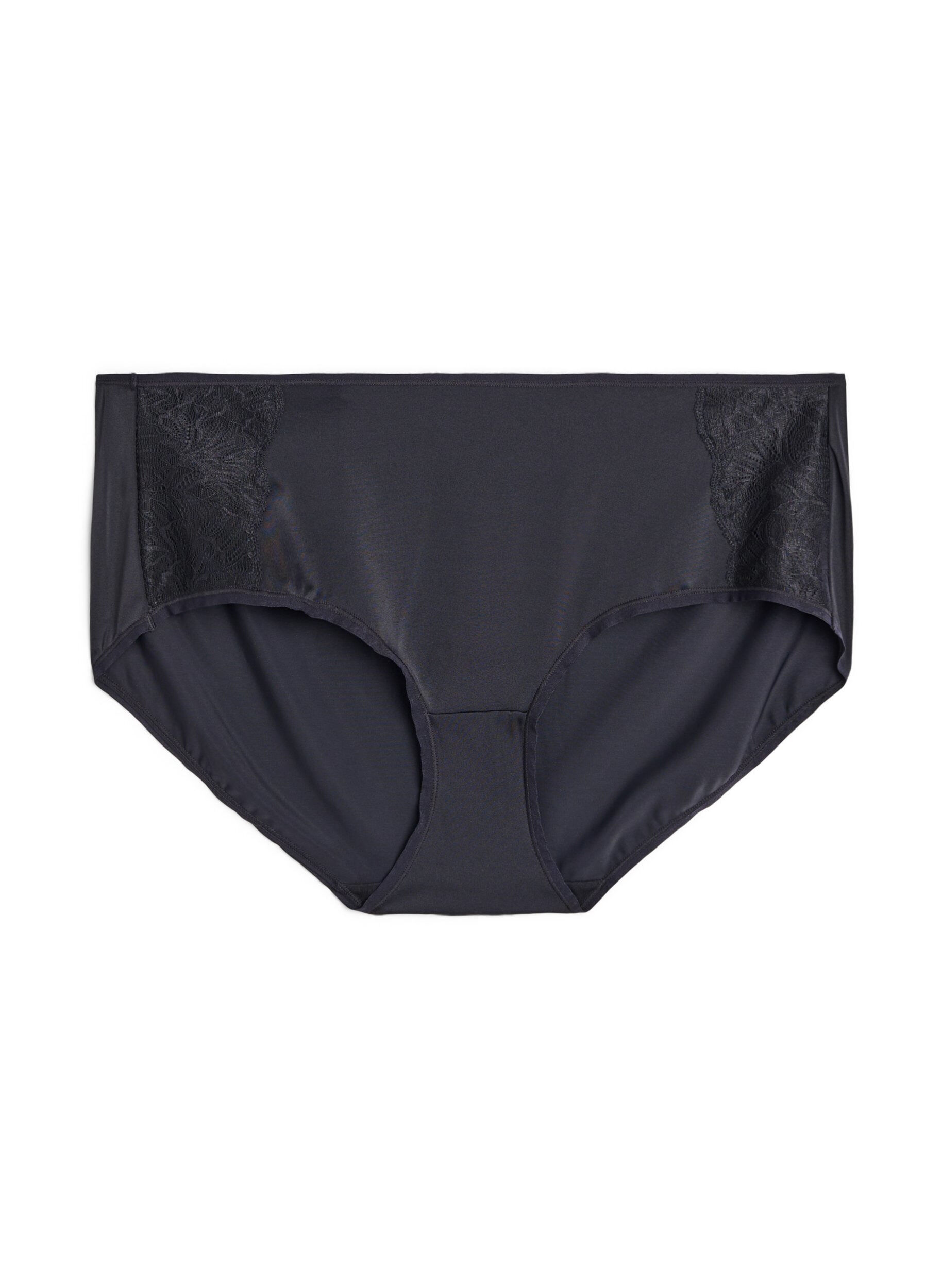 Zizzifashion Regular rise underwear 2-pack, Black, Packshot image number 2