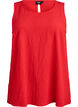 Sleeveless top with texture, Red, Packshot image number 0