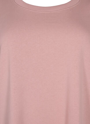 Sweater dress with short sleeves and slits, Adobe Rose, Packshot image number 2