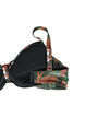 Underwired bikini bra with print, Green, Packshot image number 3