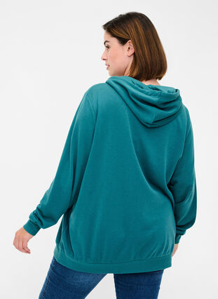 Sweatshirt with hood and pockets, Pacific, Model image number 1