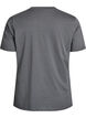 Basic cotton T-shirt with round neck, Grey, Packshot image number 1