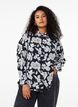 Shirt with floral print, Black, Model image number 0