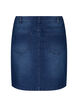 FLASH - Denim skirt with button closure, Blue, Packshot image number 1