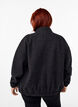 Wool-look bomber jacket with pockets, Dark Grey Melange, Model image number 1