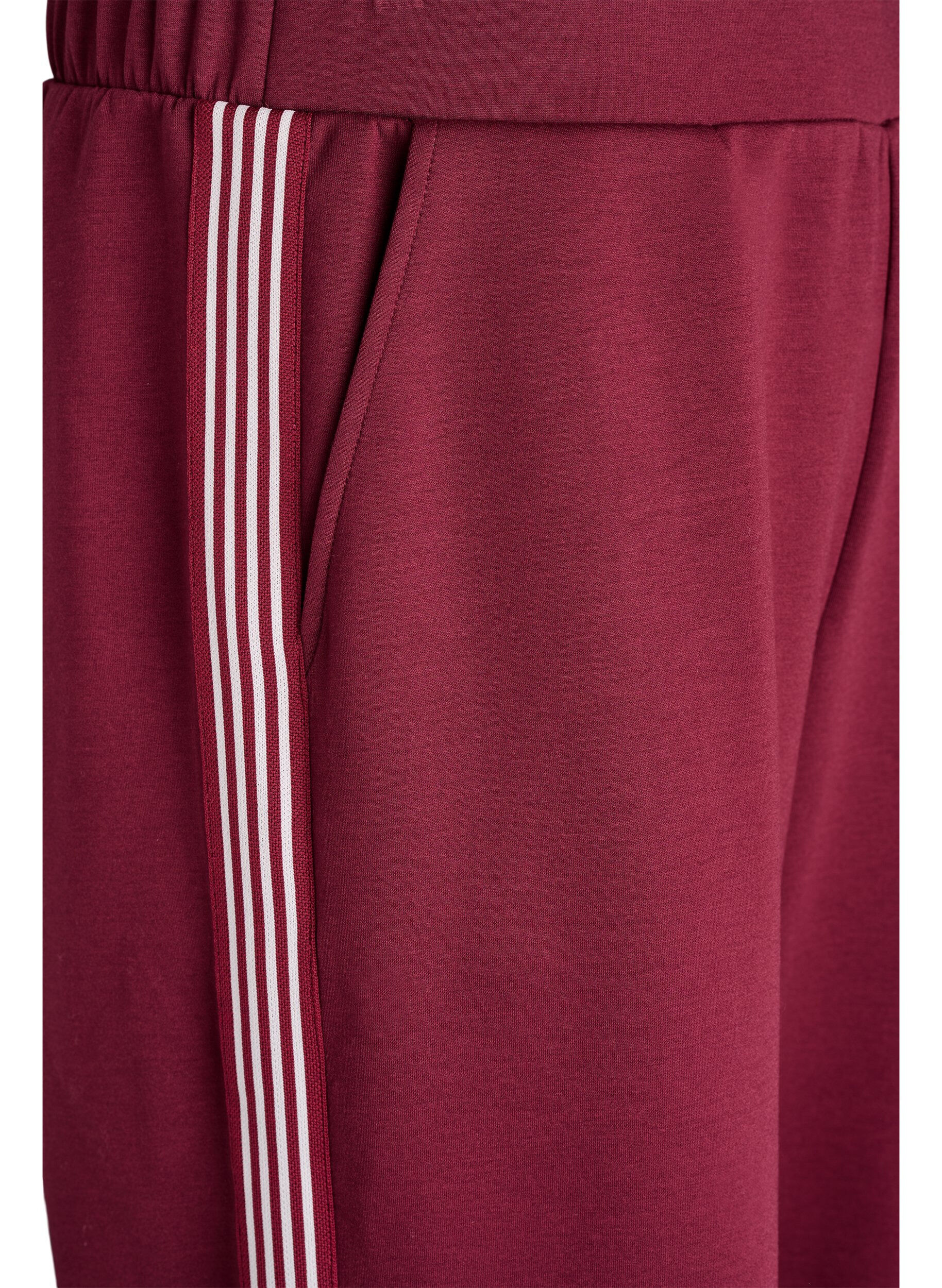 Zizzifashion Trousers with side stripes, Red, Packshot image number 2