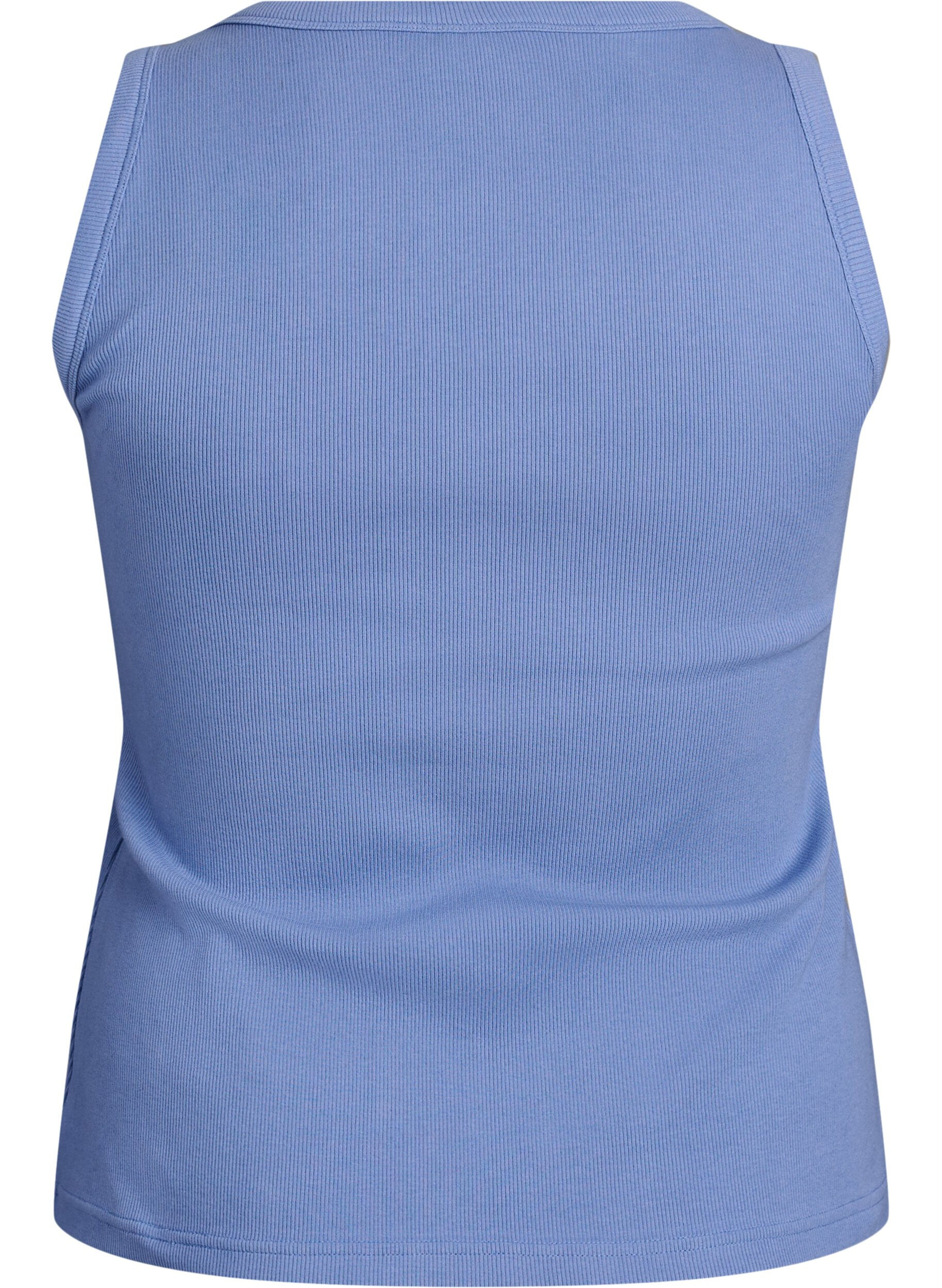 ZizzifashionRib top with square neckline, Purple, Packshot image number 1