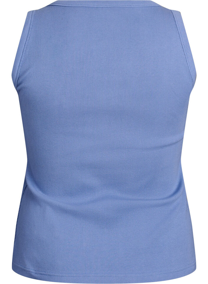 Rib top with square neckline, Purple, Packshot image number 1