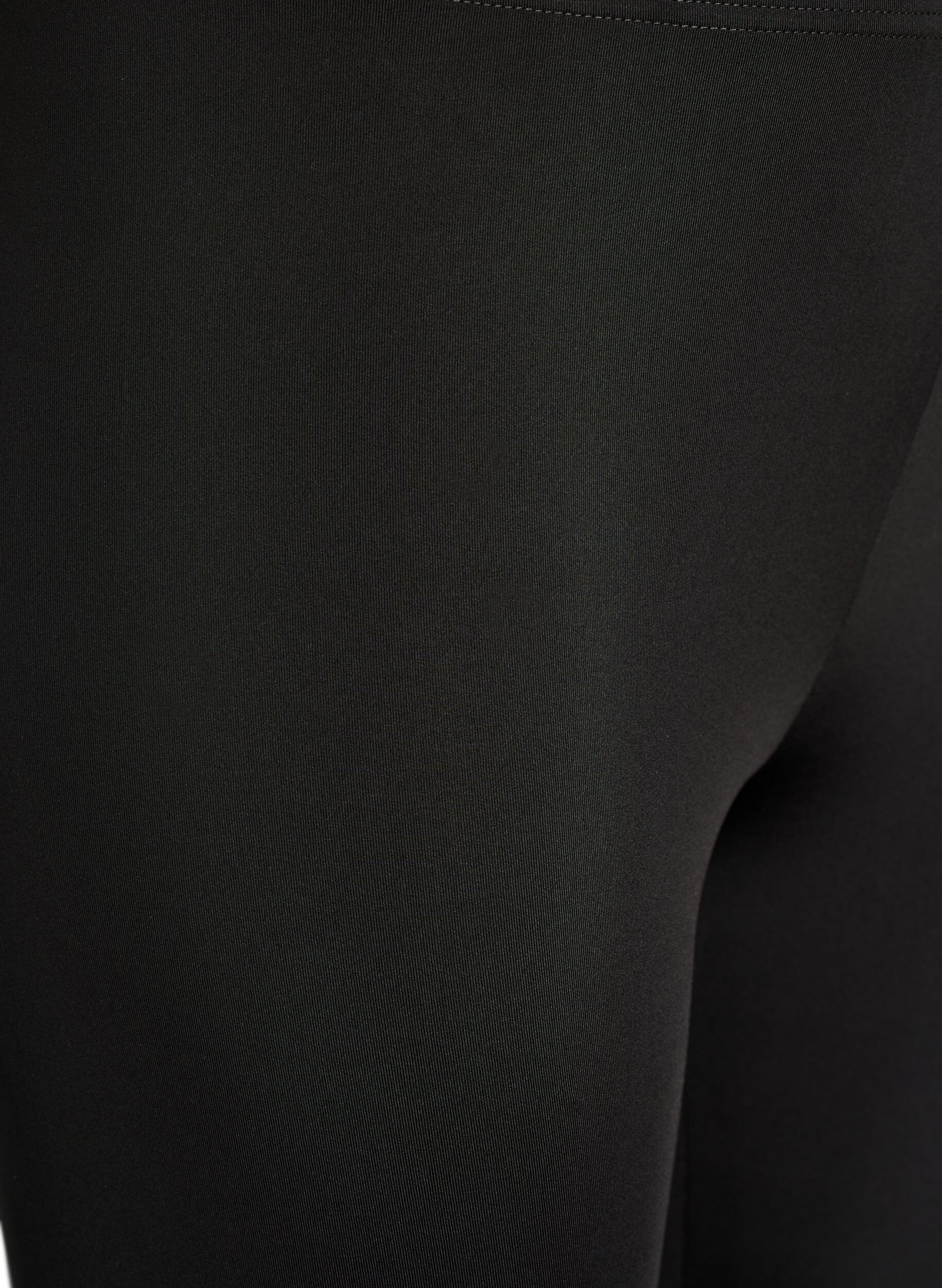 Zizzifashion 2-pack 3/4 length leggings, Black, Packshot image number 3