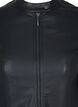 Faux leather jacket with pockets, Black, Packshot image number 2