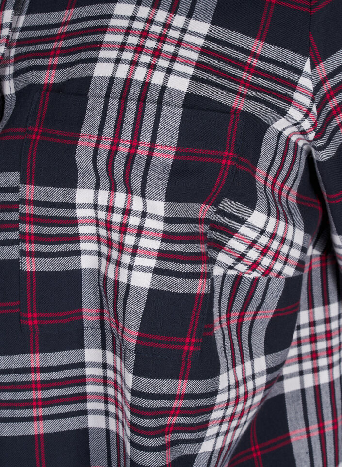 Checked shirt with long sleeves, Check, Packshot image number 3