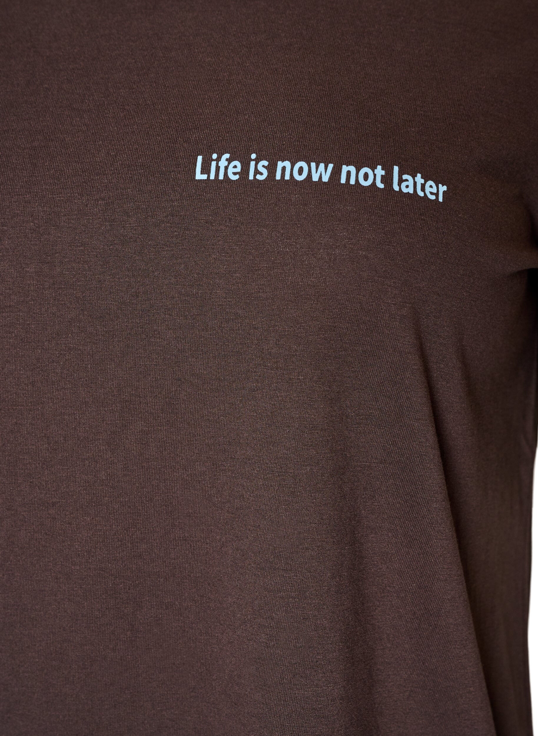 ZizzifashionT-shirt with motif, Brown, Packshot image number 2
