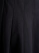 Short pleated skirt with elasticated waist, Black, Packshot image number 2