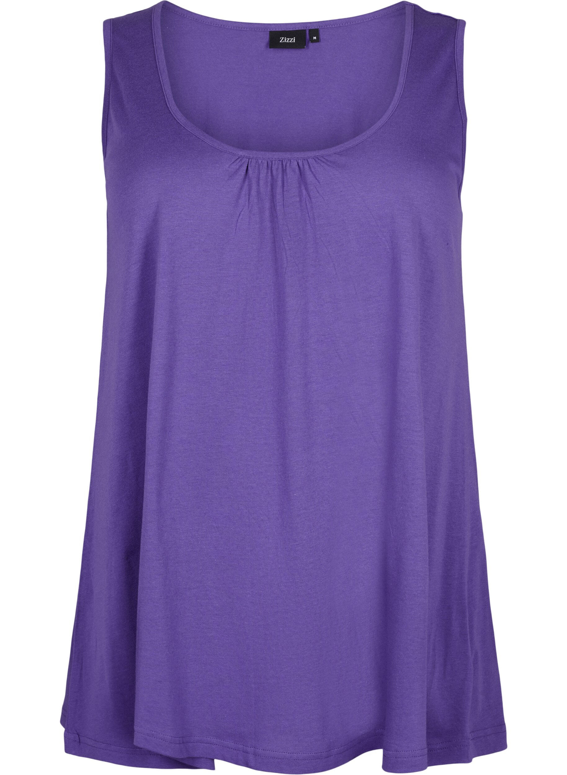 Zizzifashion Top with a-shape and round neck, Ultra Violet, Packshot image number 0