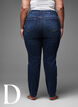 Slim fit jeans with a regular waist, Dark Blue, Model image number 9