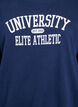 Sweatshirt with text print, Blue, Packshot image number 2