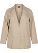 FLASH - Blazer with pockets and a slit, Beige, Packshot image number 0