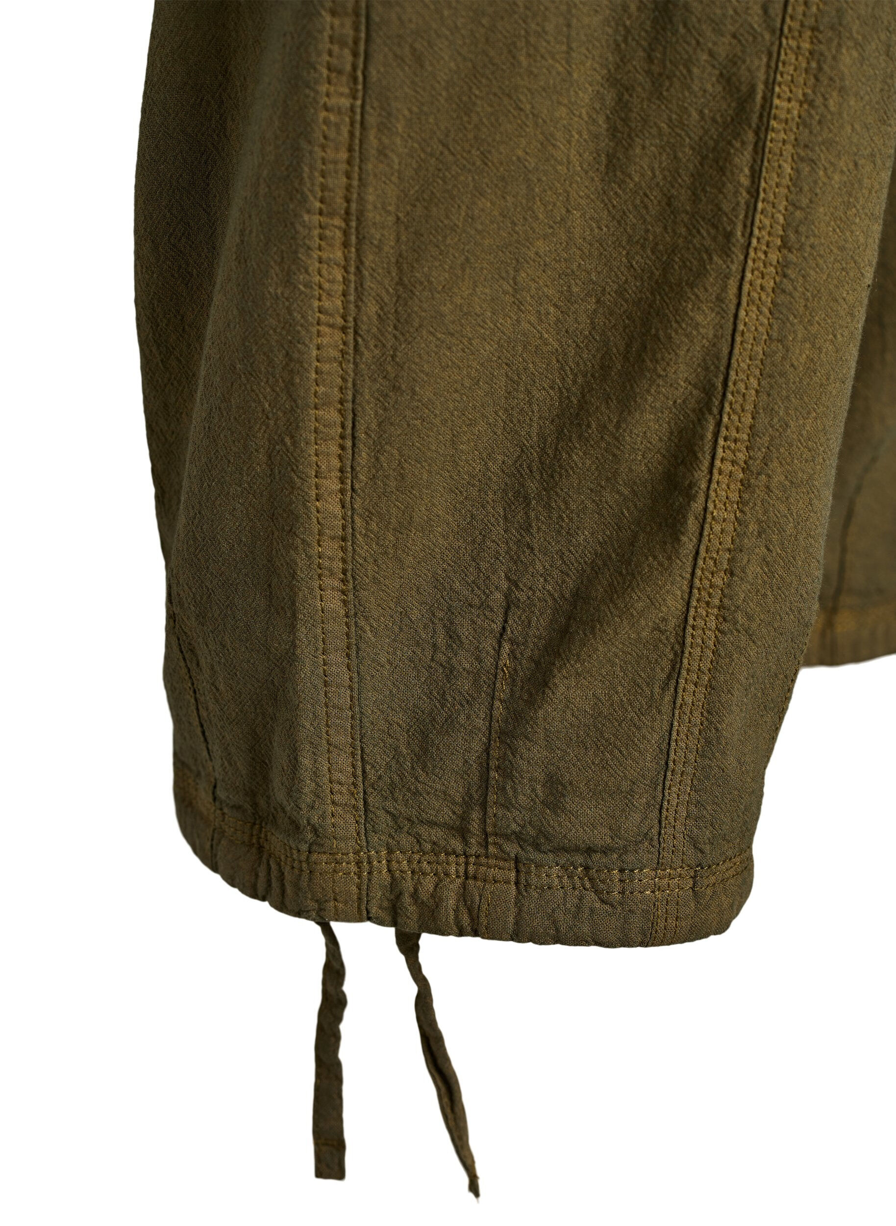 Zizzifashion Cotton Capri trousers, Green, Packshot image number 3