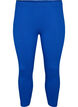 Basic 3/4-length viscose leggings, Blue, Packshot image number 0