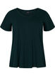 Solid-coloured basic cotton T-shirt, Green, Packshot image number 0