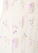 Viscose maxi skirt with smocking, White, Packshot image number 2