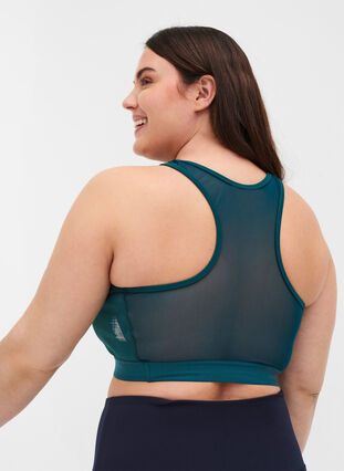 Sports top with mesh back, Deep Teal, Model image number 1