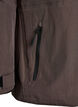 Waterproof winter jacket with detachable hood, Brown, Packshot image number 3