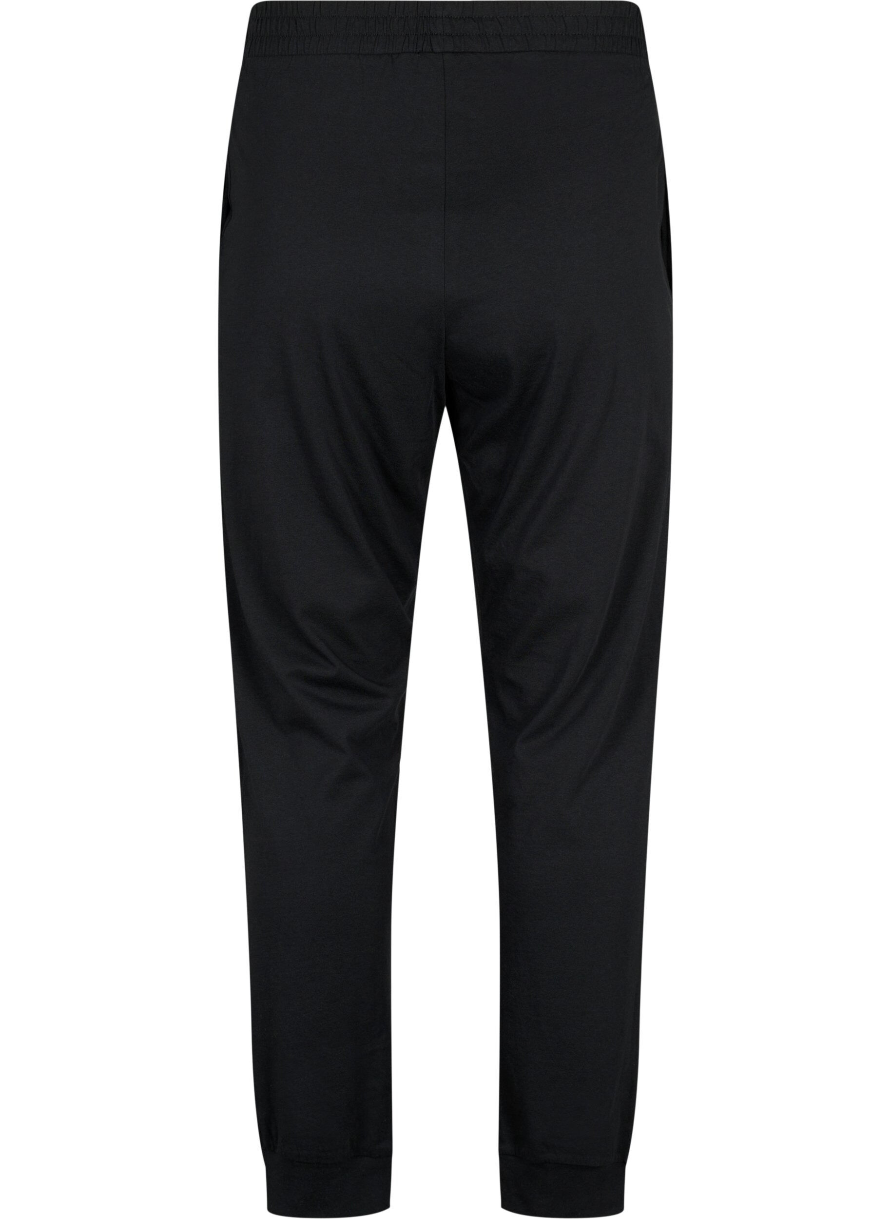 Zizzifashion Cotton pajamas, Black, Packshot image number 1