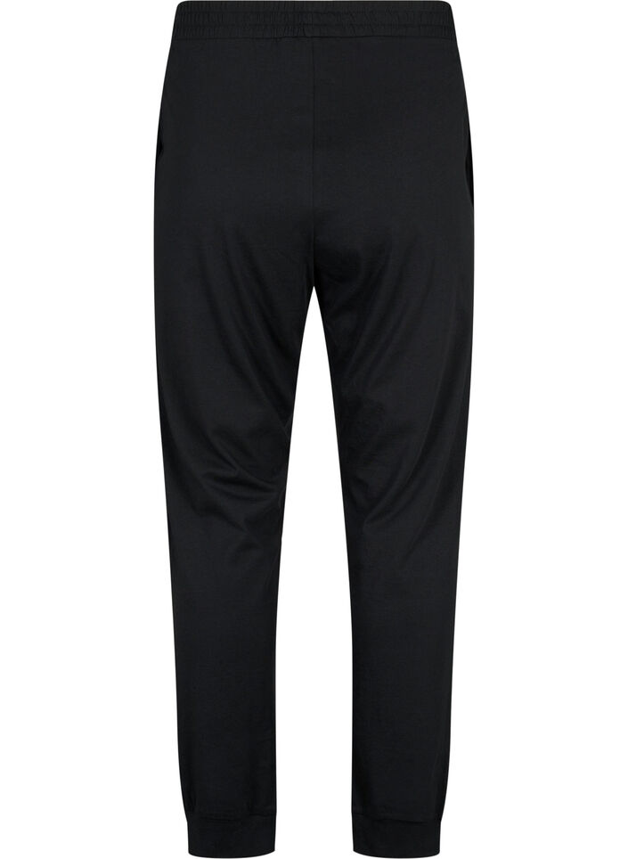 Cotton pajamas, Black, Packshot image number 1