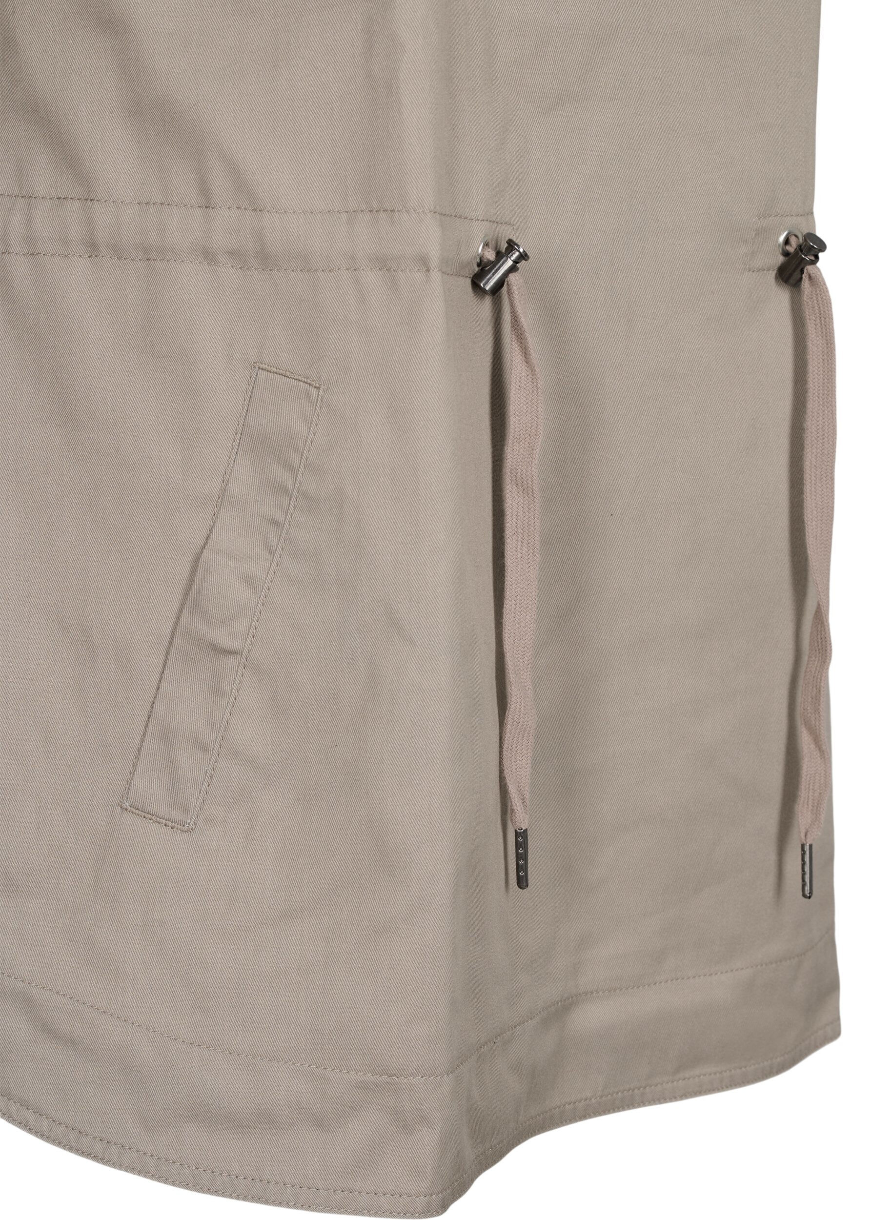 Zizzifashion Anorak with hood and pocket, Moon Rock, Packshot image number 3