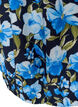 Short-sleeved, printed cotton dress, Blue, Packshot image number 3