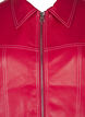 Faux leather bomber jacket, Rhythmic Red, Packshot image number 2
