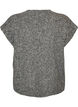 Knitted vest with V-neck and decorative buttons, Grey, Packshot image number 1