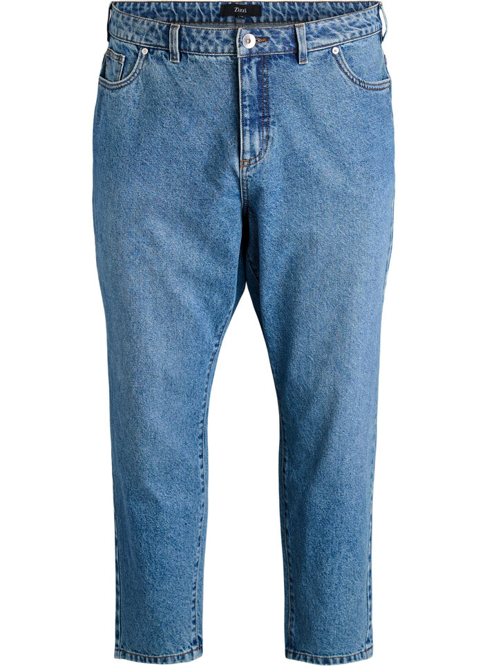 Mille Mom Fit Jeans with high waist, Blue, Packshot image number 0