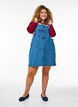 Denim dungaree dress, Blue, Model image number 1