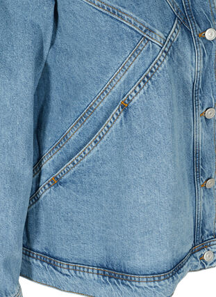 Light denim jacket cotton, Light Blue ASS, Packshot image number 3