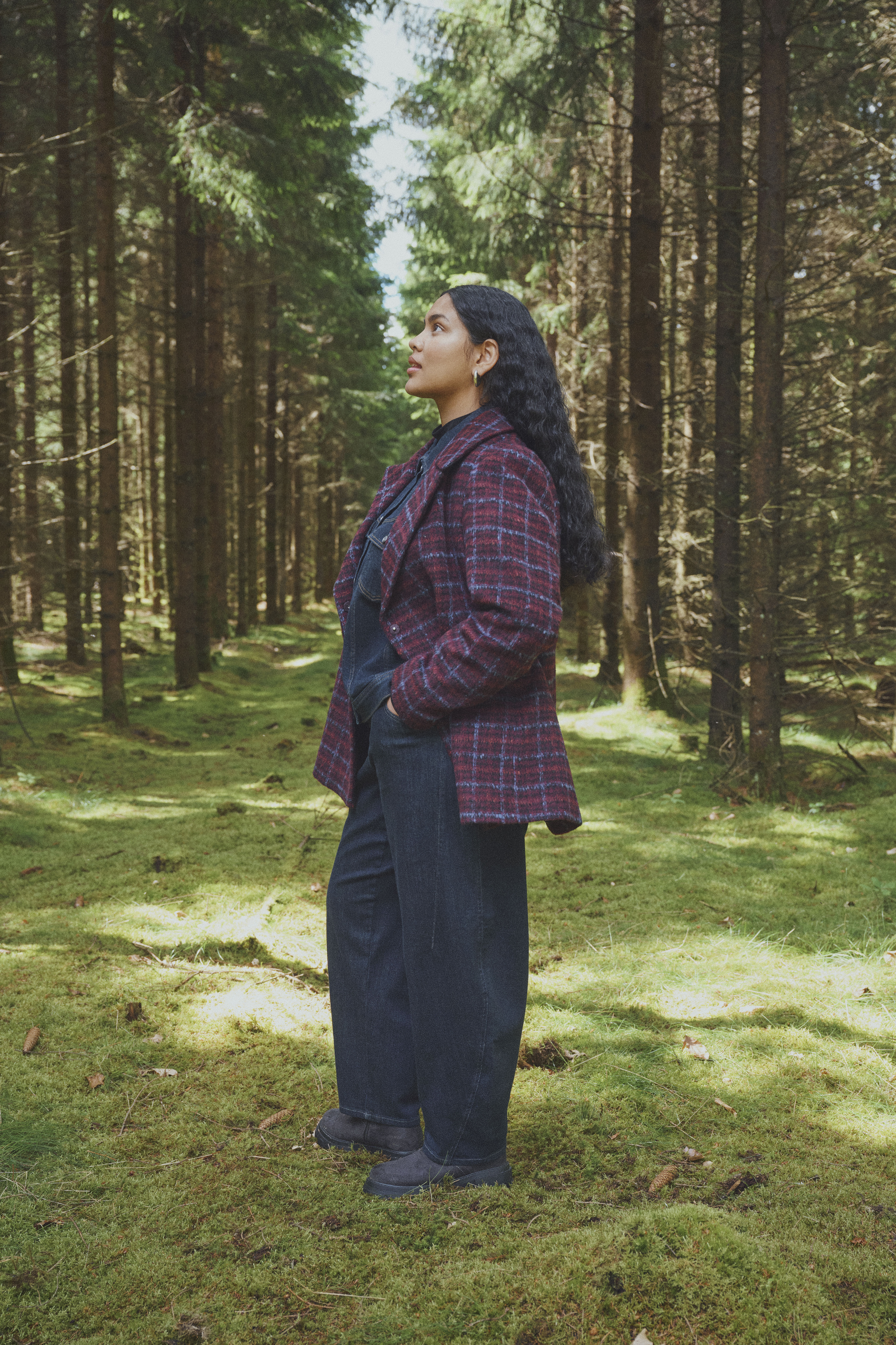 ZizzifashionForest elegance in checks, , Model