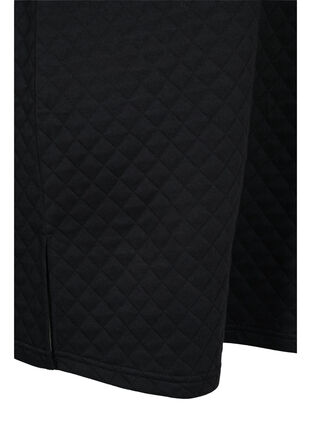 Structured dress with 3/4 sleeves, Black, Packshot image number 3