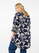 Tunic with print and 3/4 sleeves, Navy Blazer AOP, Model image number 1